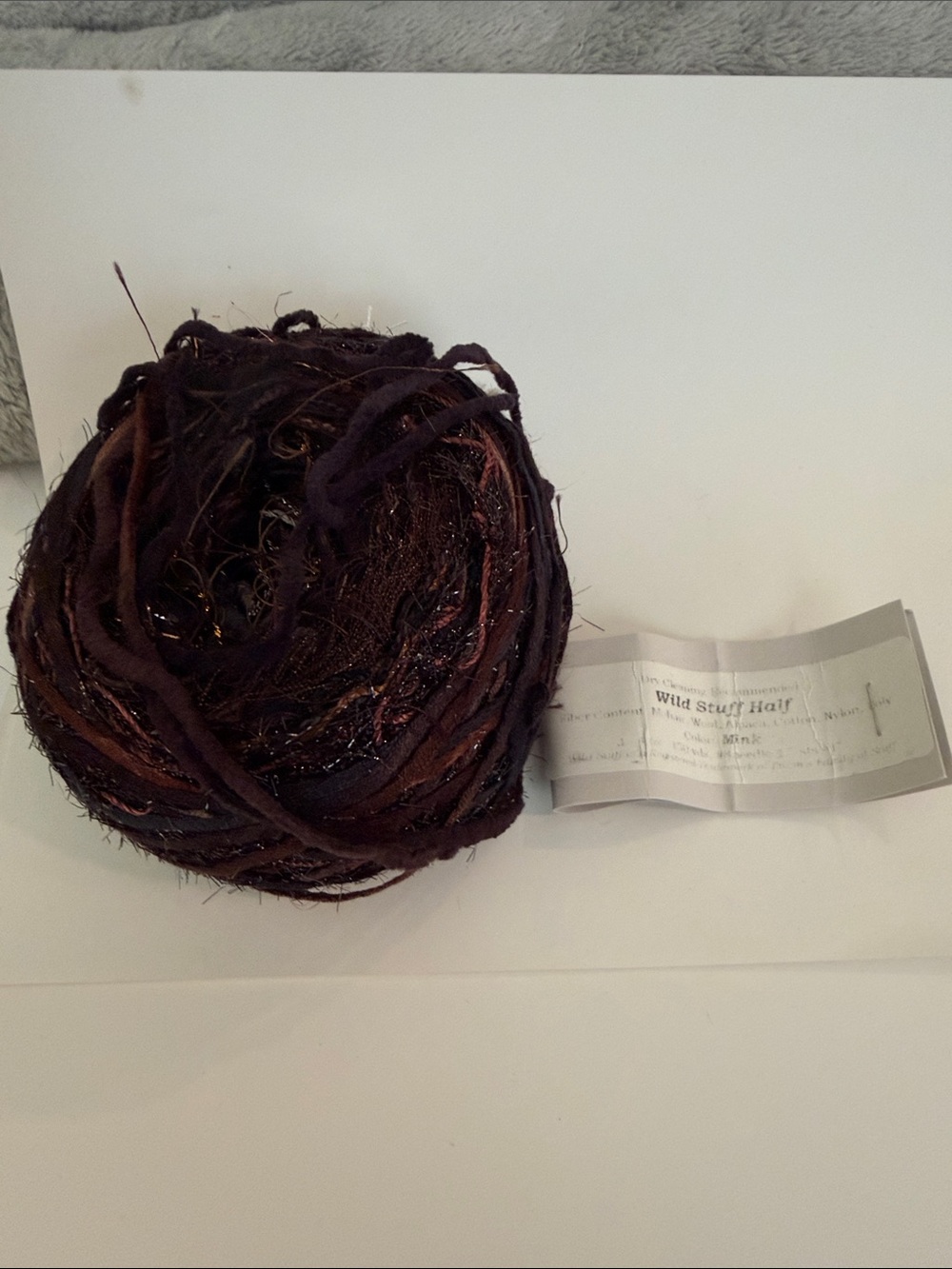 Prism Yarn Wild Stuff Half - Mink - NWT 150 yds